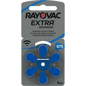 RAYOVAC 675 &#039;BLAUW&#039; HEARING AID 