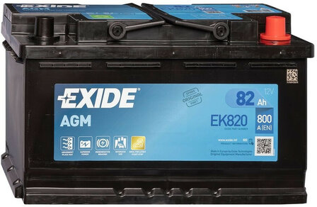EXIDE AGM EK820