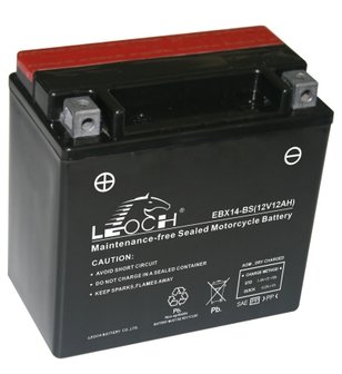 Leoch motobatterij EBX14-BS