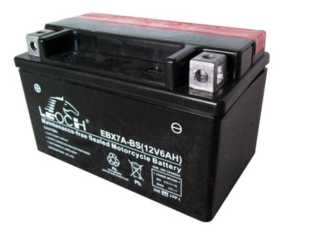 Leoch motobatterij EBX7A-BS