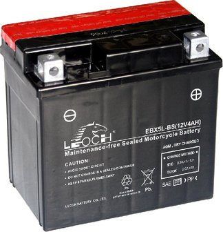 Leoch motobatterij EBX5L-BS