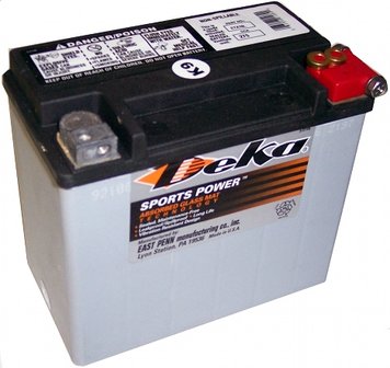 Deka motobatterij ETX16L