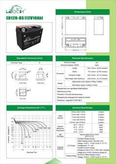 Leoch motobatterij EB12B-BS