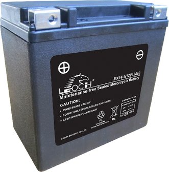 Leoch motobatterij  MX14-4 (ETX14)