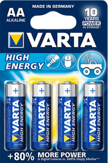 VARTA HIGH ENERGY AA BLIS(4)