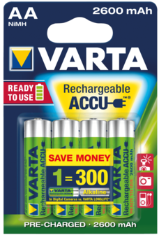 VARTA AA NIMH 2600 R2U (4)   