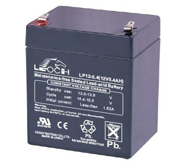 SLA BATTERIJ LEOCH 12V - 5.4AH