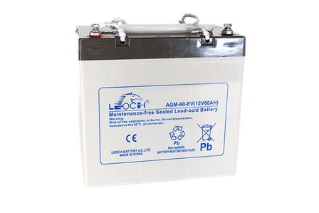 AGM BATTERIJ LEOCH 12V - 60AH