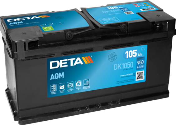 BATTERIJ DETA AGM DK1050