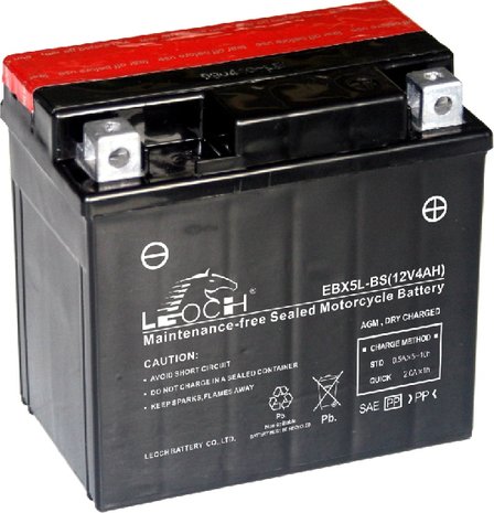 Leoch motobatterij EBX5L-BS