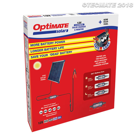 OptiMate SOLAR + 60W Solar Panel