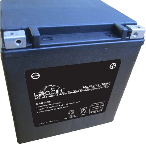 Leoch motobatterij MX30-3 (ETX30L)