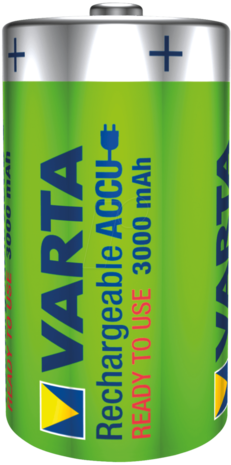 VARTA D Nimh 3000mAh R2U (2) 