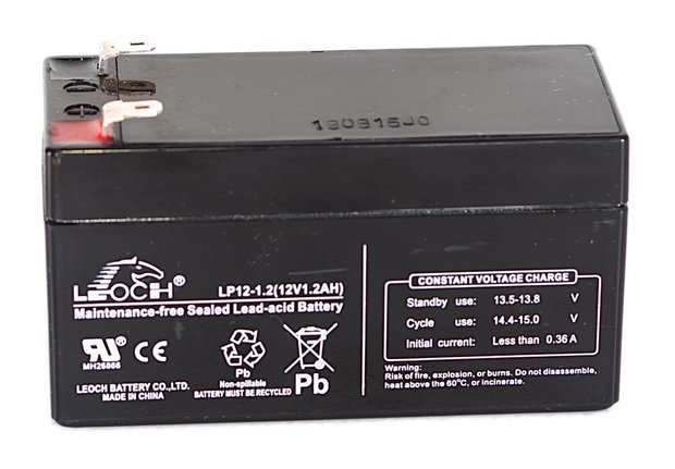 SLA BATTERIJ LEOCH 12V - 1.2AH