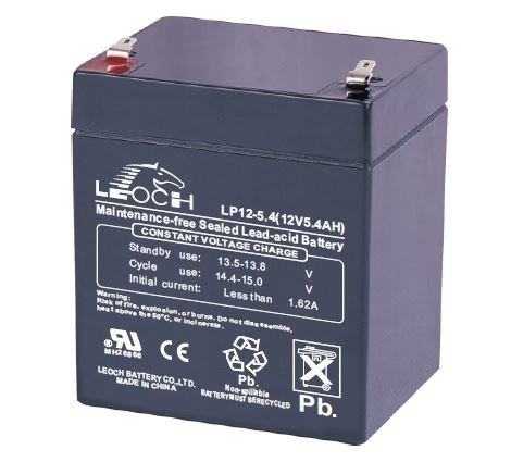 SLA BATTERIJ LEOCH 12V - 5.4AH