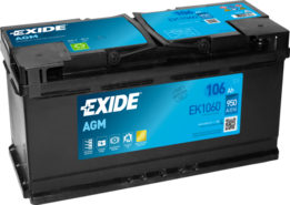BATTERIJ  EXIDE AGM EK1060